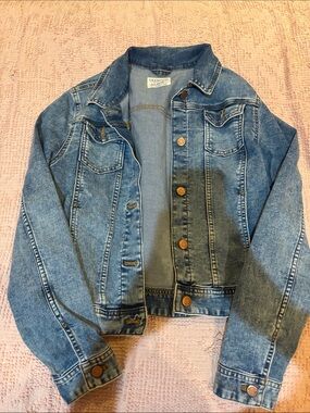 Crewcuts Denim Jacket - Blue with Yellow Stitching